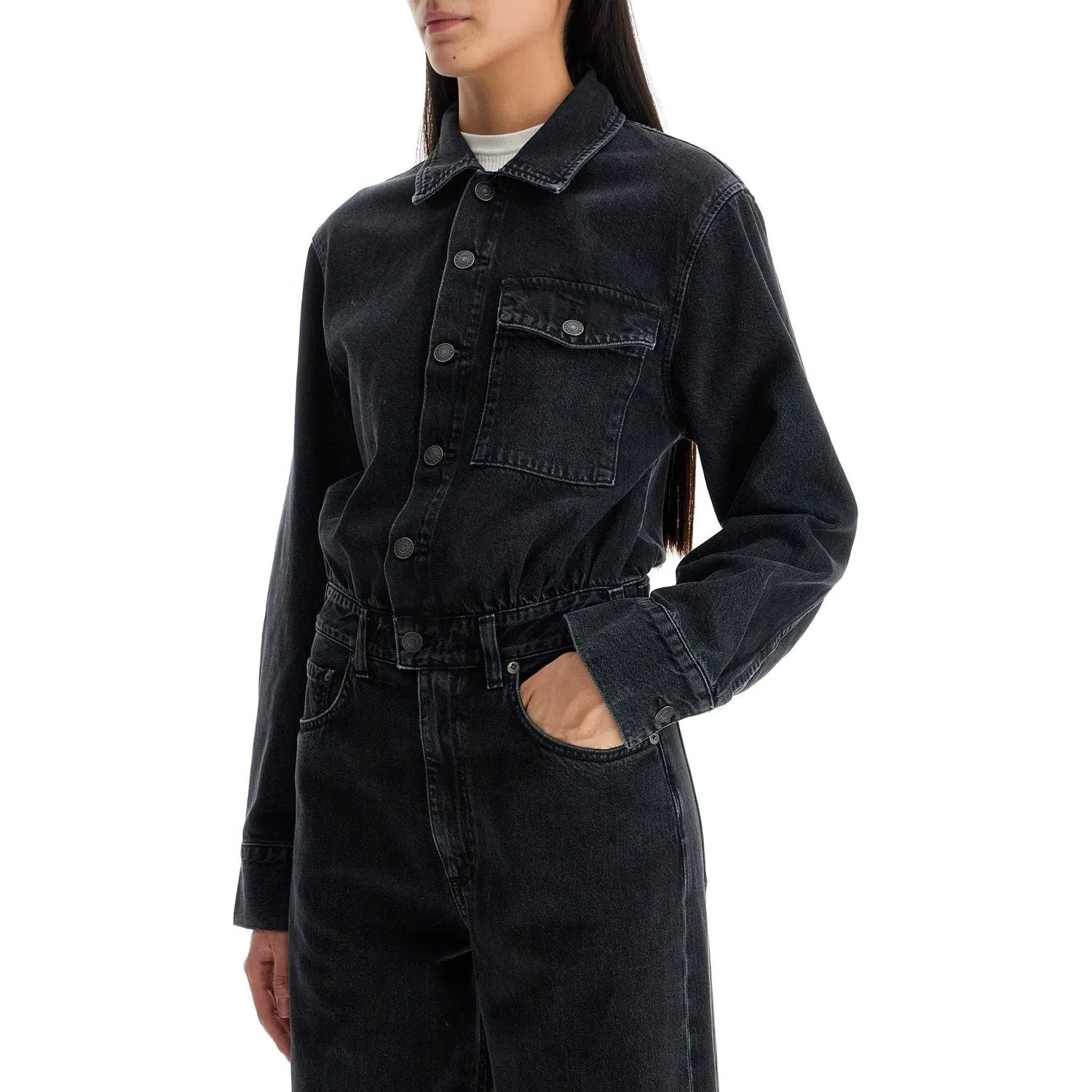 Agolde denim tane jumpsuit