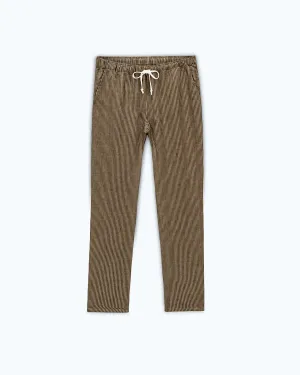 Alex Crane Chai Overdye Lines Bo Linen Pant