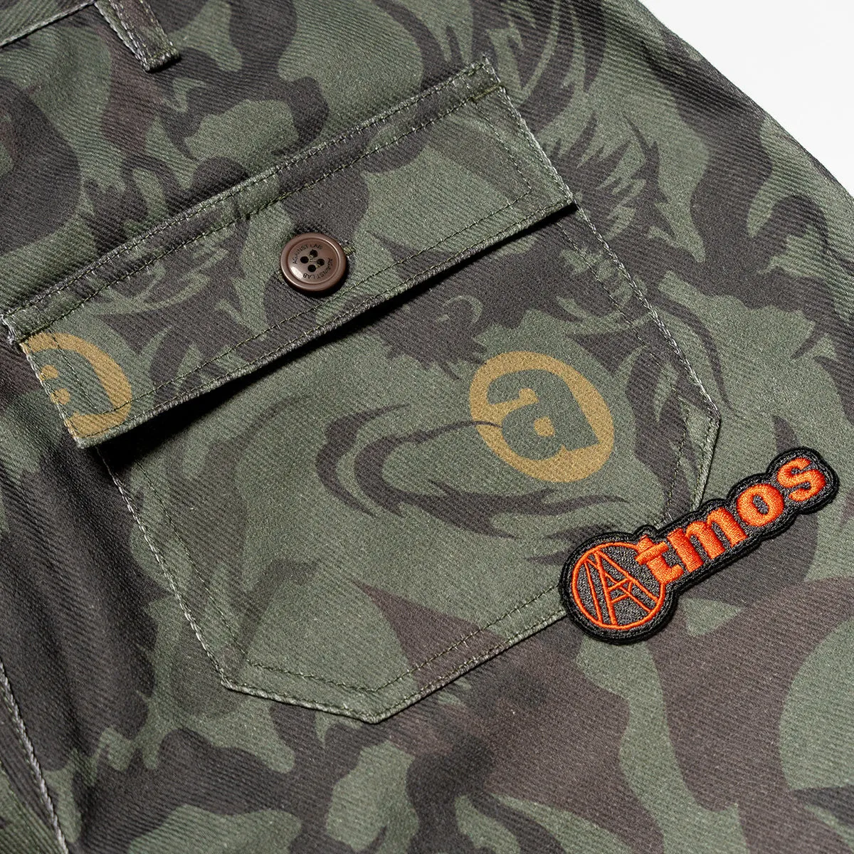 ATMOS X AGAINST LAB CAMO CARGO SHORTS