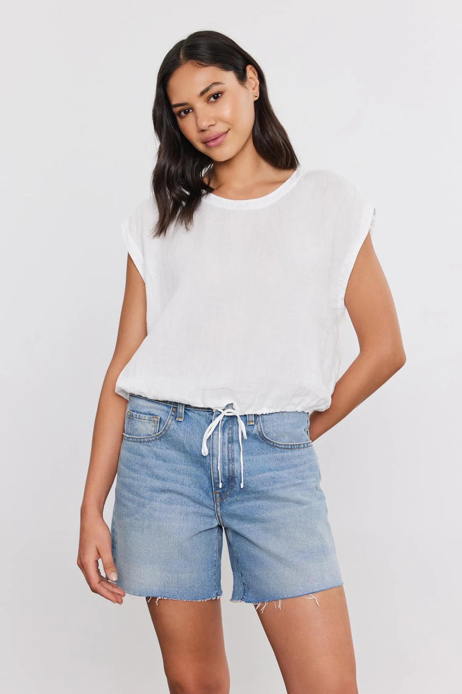 BAYLA LINEN TOP