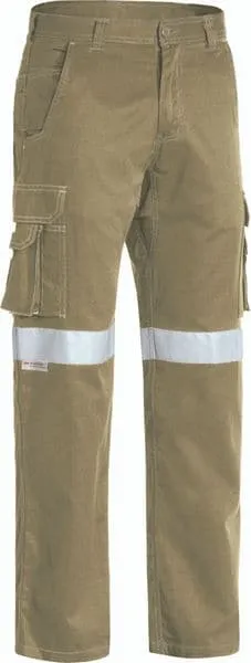 Bisley 3M Taped Cool Vented Lightweight Cargo Pant - Khaki (BPC6431T)