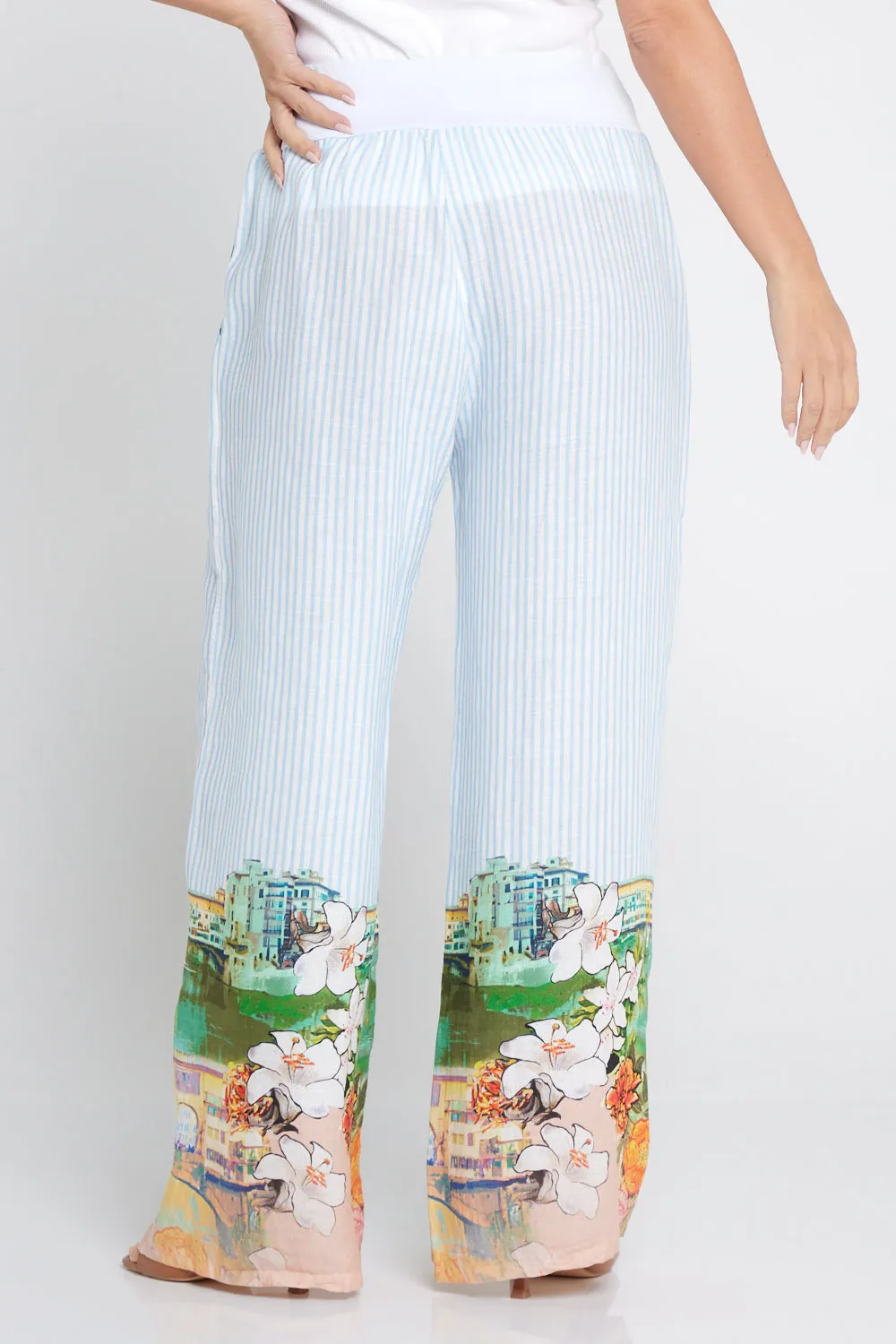 Calliope Pants - Seaside Gardens