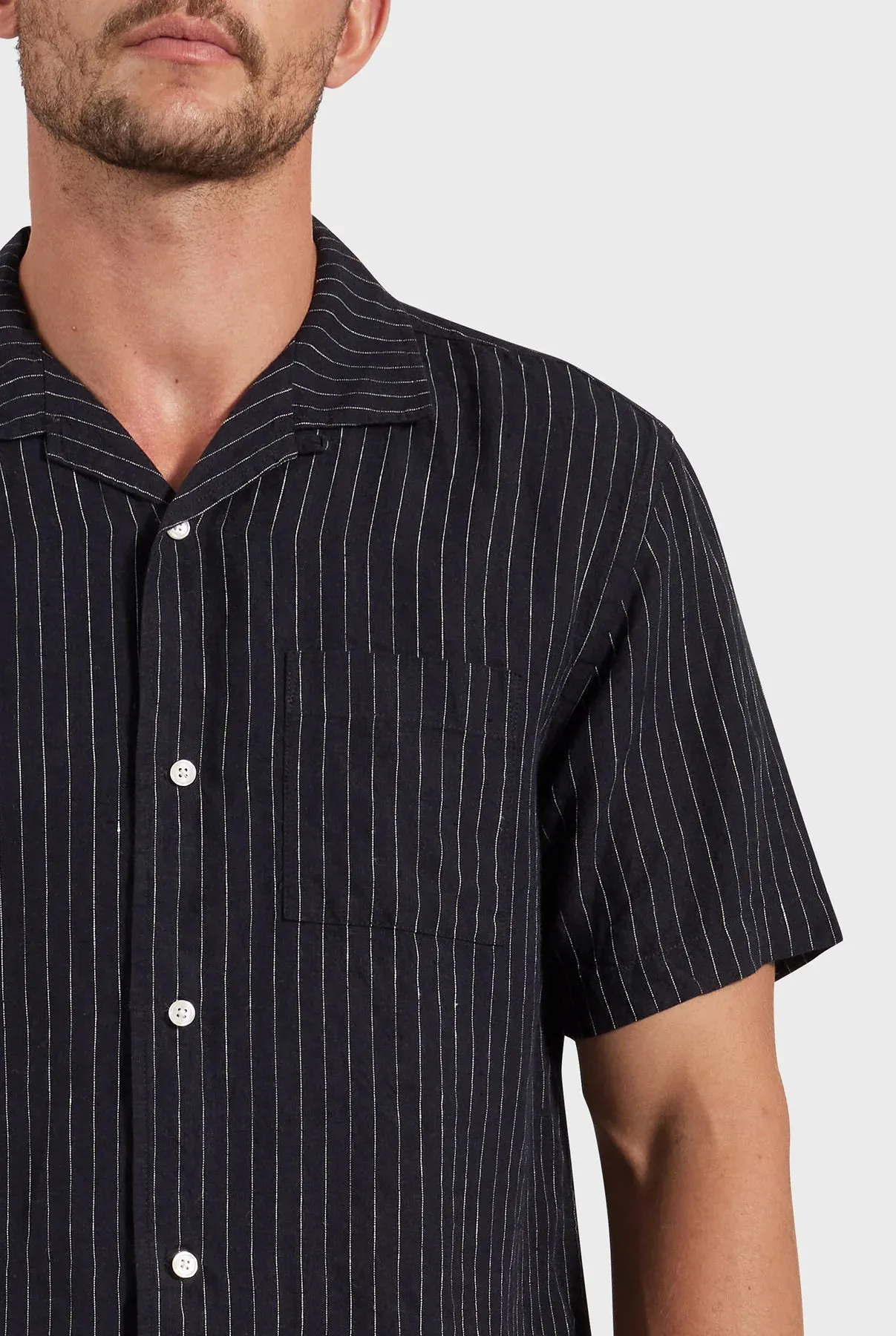 Cannon Short Sleeve Shirt in Navy