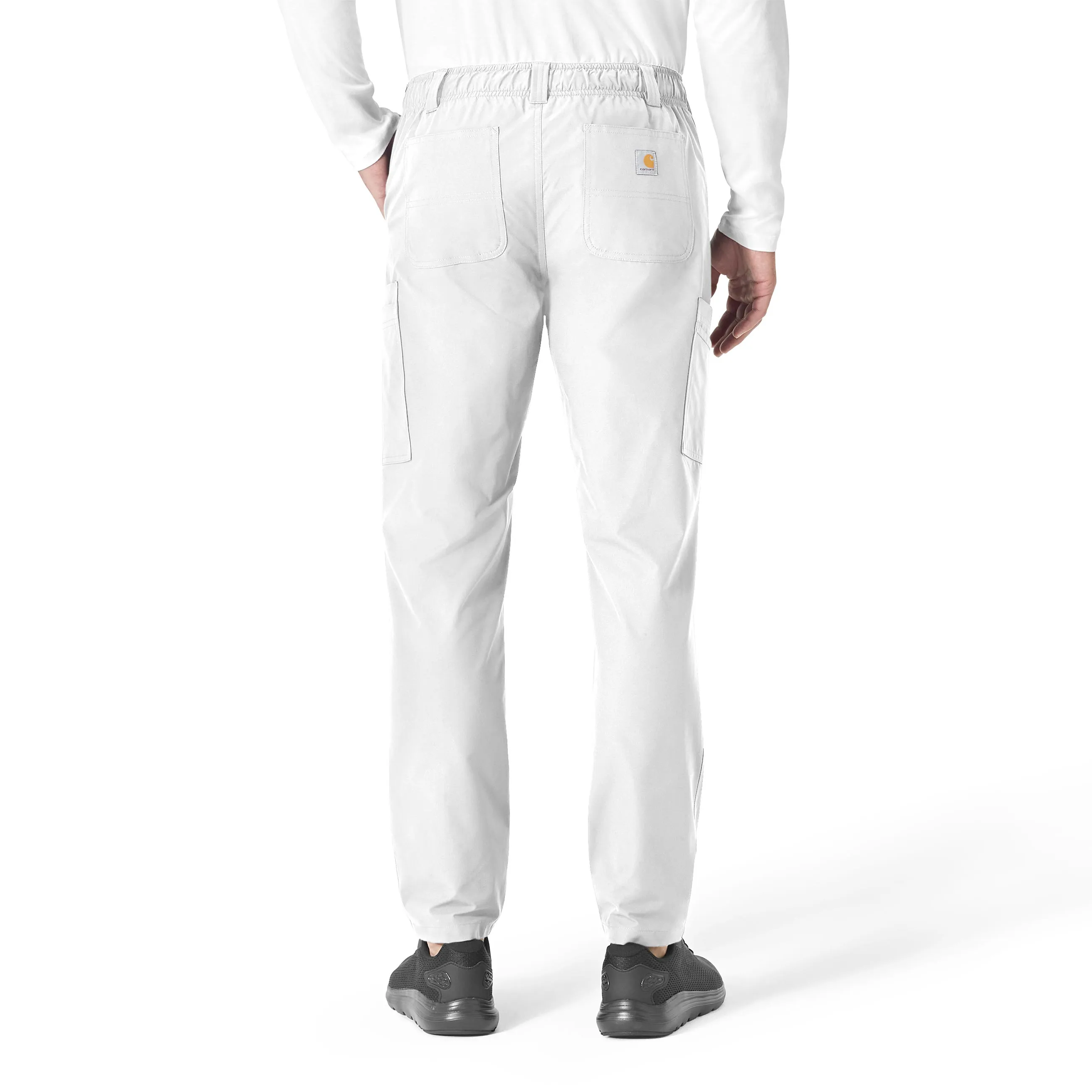 Carhartt Force Essentials Men's Straight Leg Cargo Scrub Pant - White