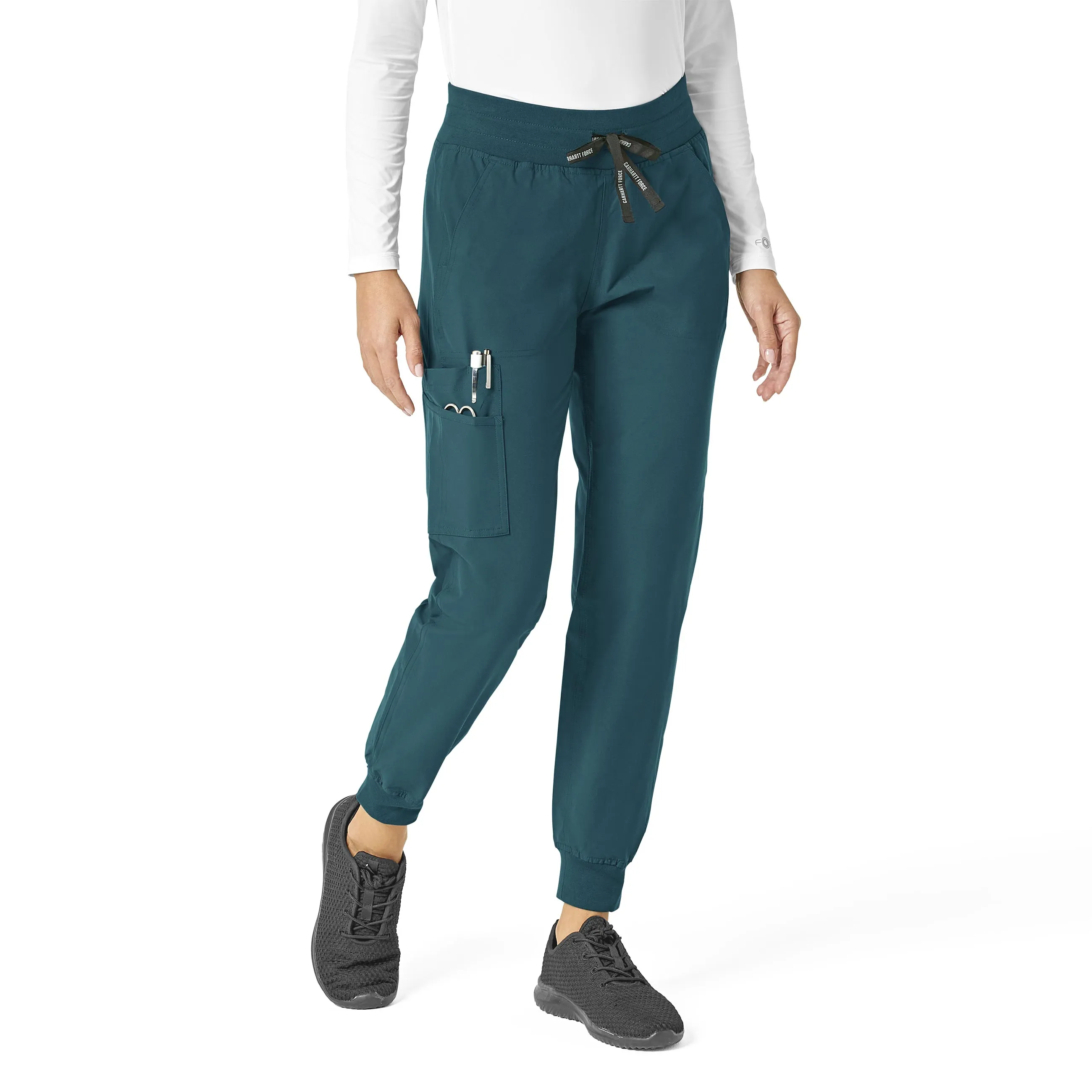 Carhartt Force Essentials Women's Jogger Scrub Pant - Caribbean Blue