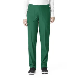 Carhartt Force Liberty Women's Flat Front Straight Leg Scrub Pant - Hunter Green