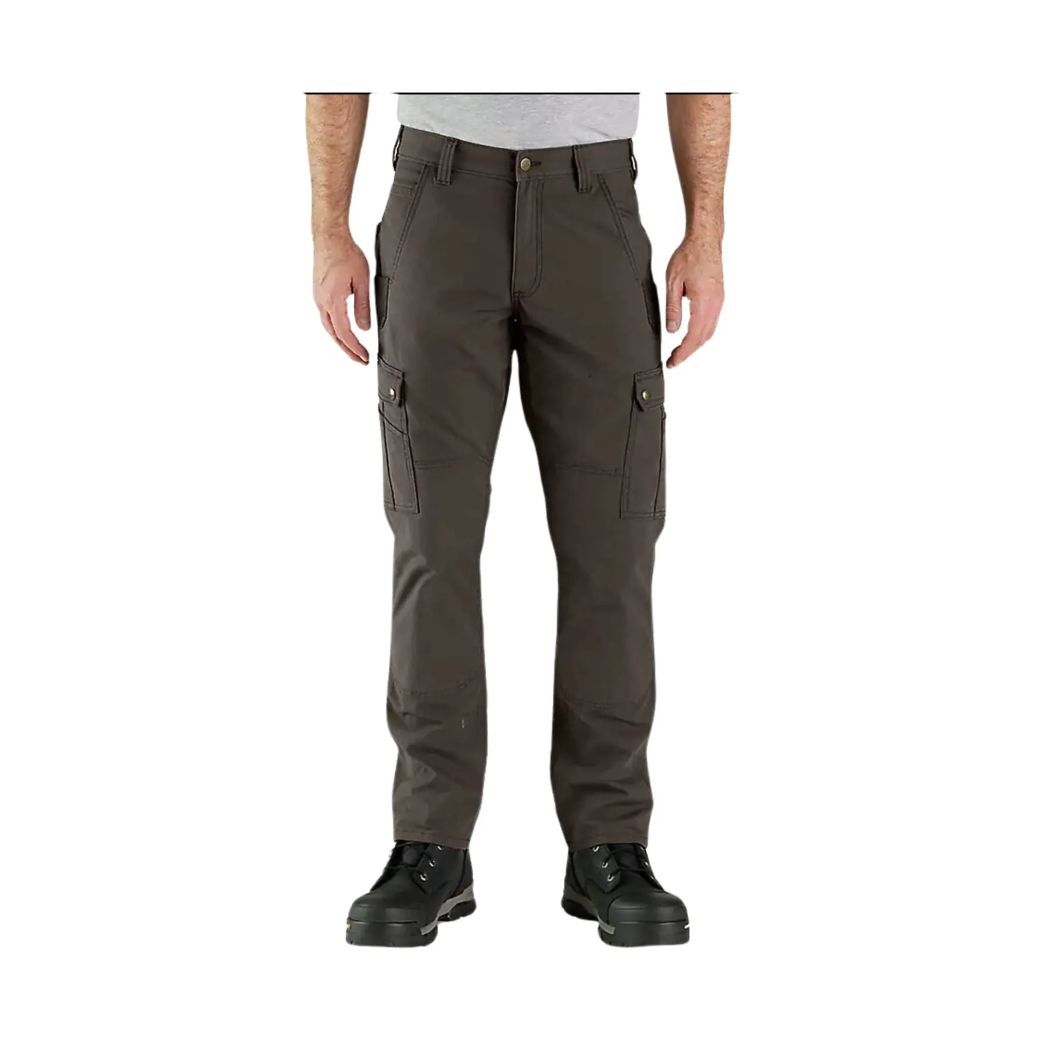 Carhartt Men's Cargo Relaxed Fit Rugged Flex Work Pant - Dark Coffee