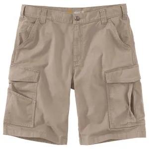 Carhartt Men's Rugged Flex® Relaxed Fit Canvas Cargo Work Short_Tan