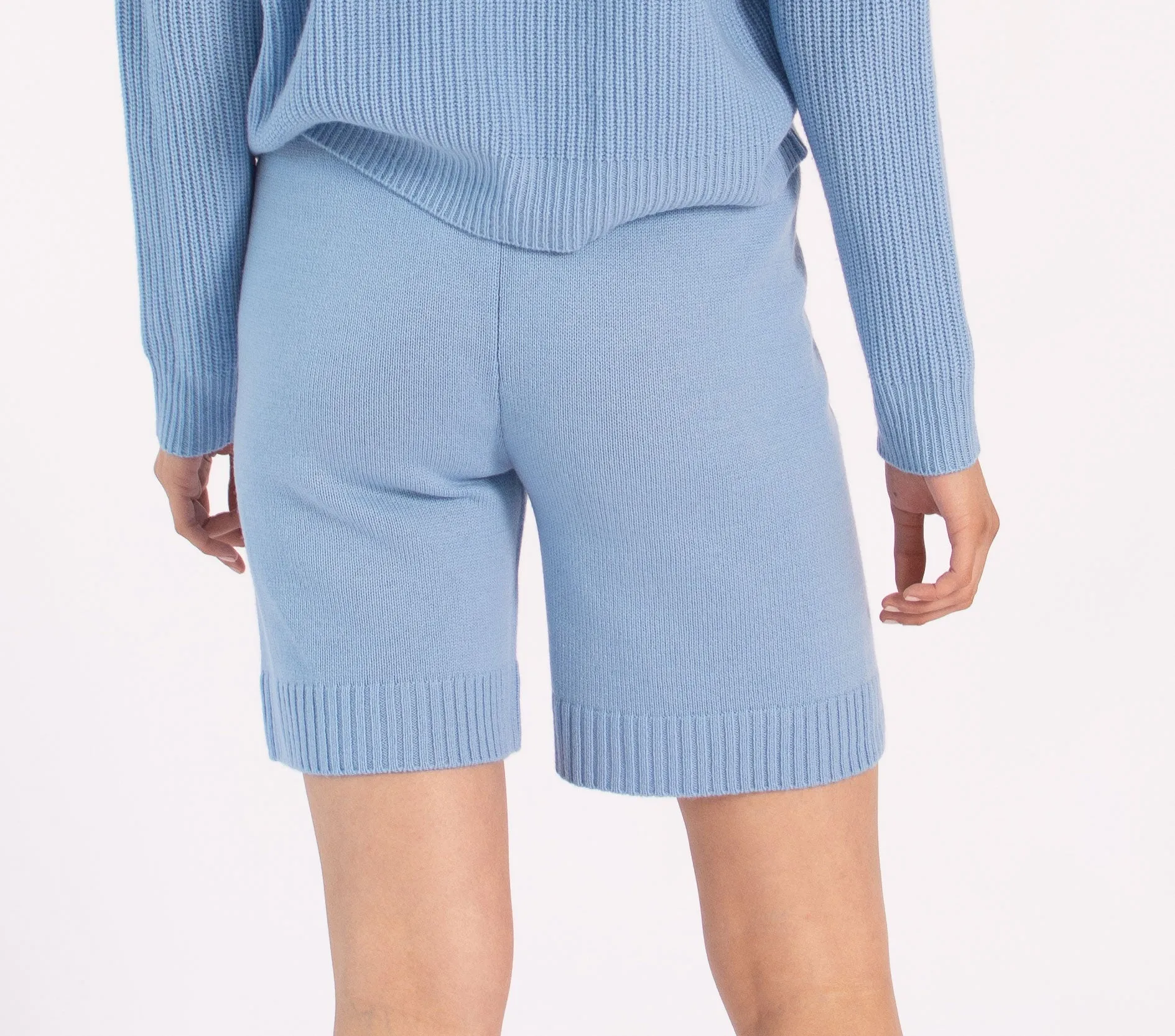 Cashmere Drawstring Shorts - Classic Knit