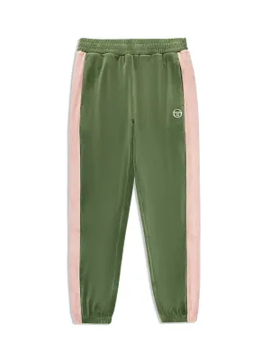 Cielo Velour Track Pant- Bronze Green