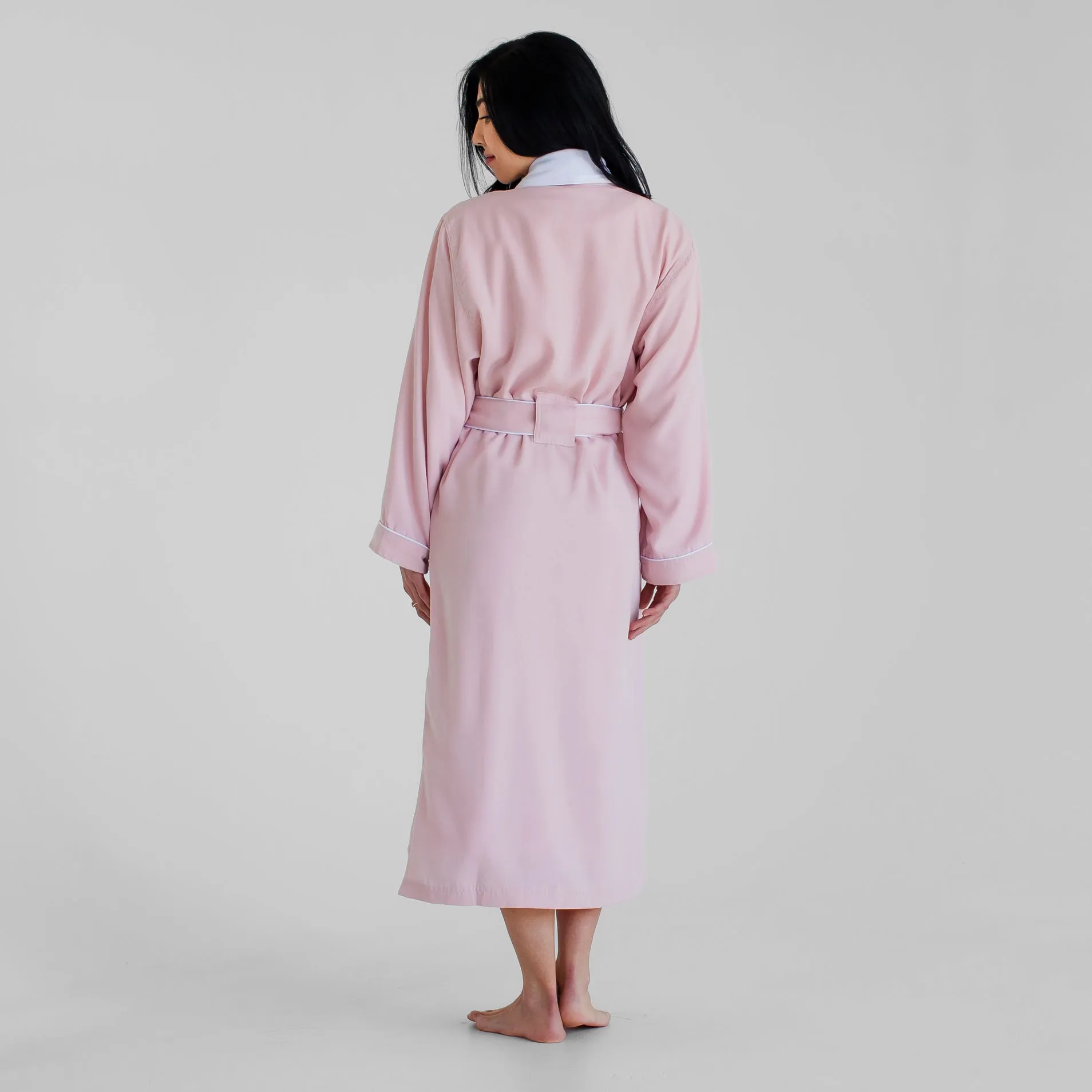 Classic Terry Cloth Spa Robe - Rose