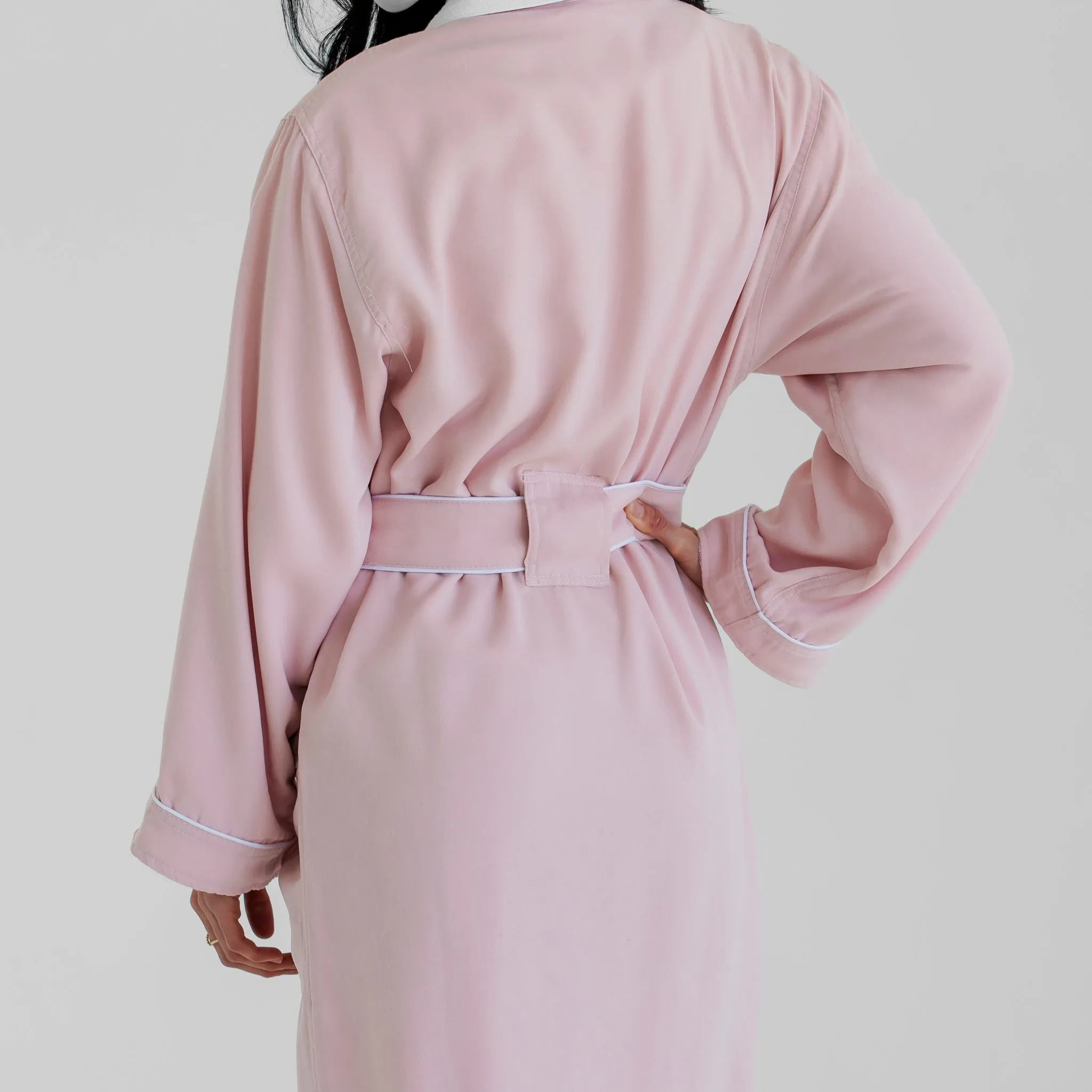 Classic Terry Cloth Spa Robe - Rose