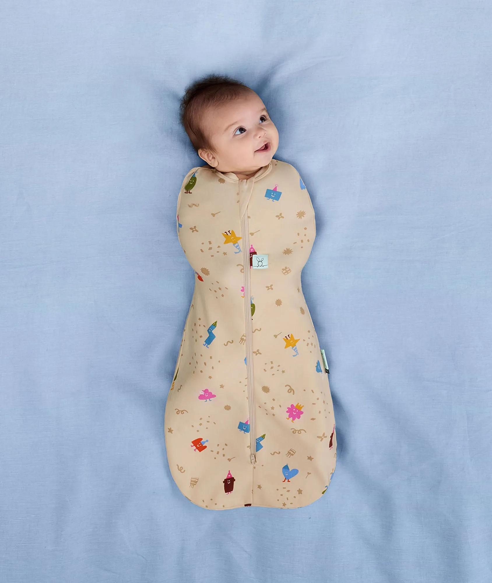 Cocoon Swaddle Sack 1.0 TOG Birthday Blobs