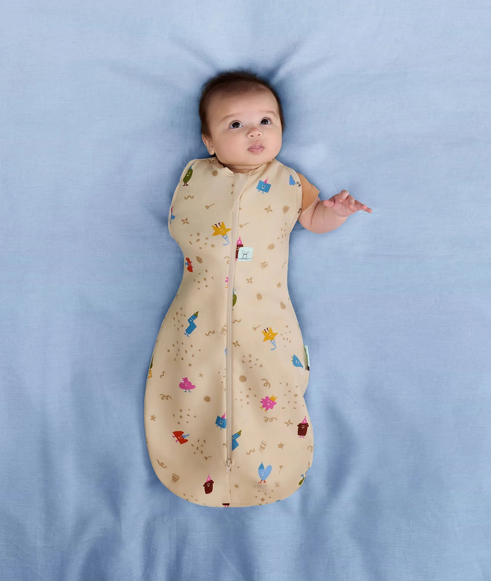 Cocoon Swaddle Sack 1.0 TOG Birthday Blobs