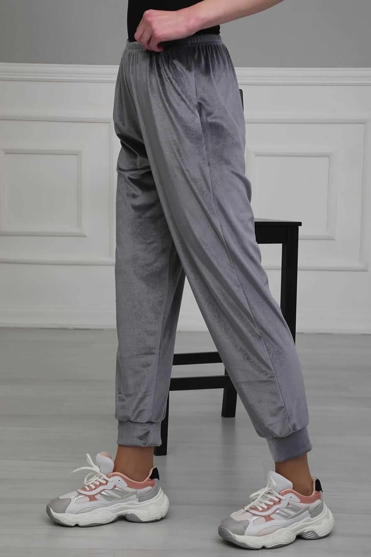 Comfortable Women's Sweatpants Velvet Tracksuit Bottoms Track pants Sportwear One-fits-all,EA-1