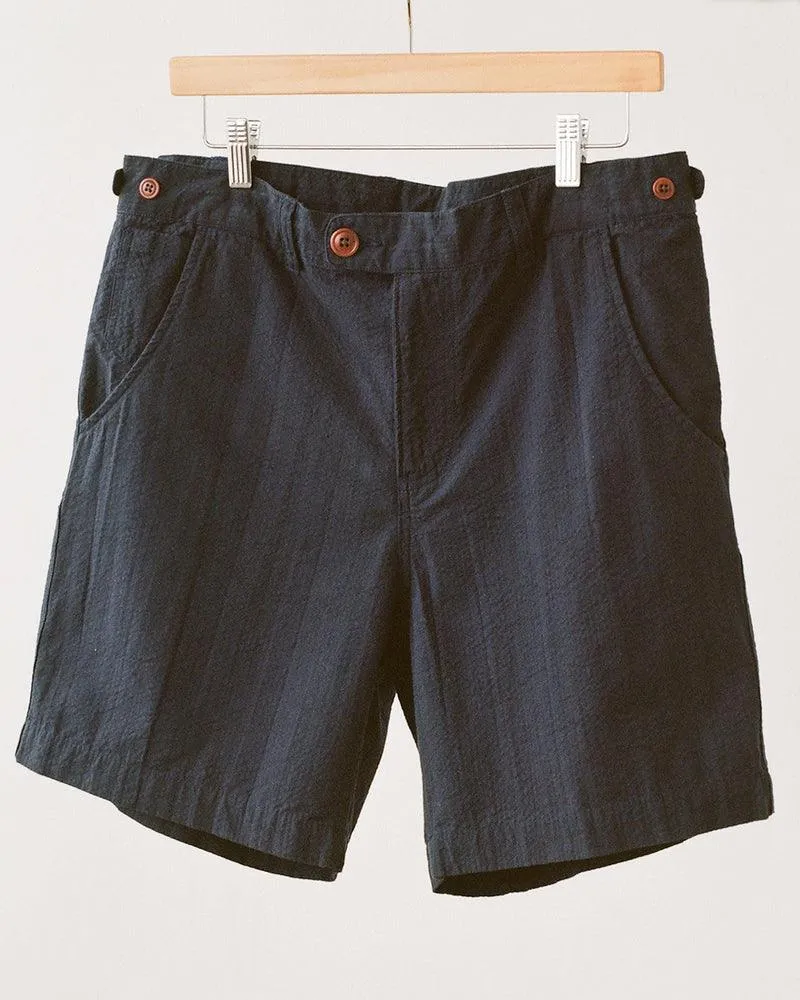 Corridor - Seersucker Classic Short - Navy