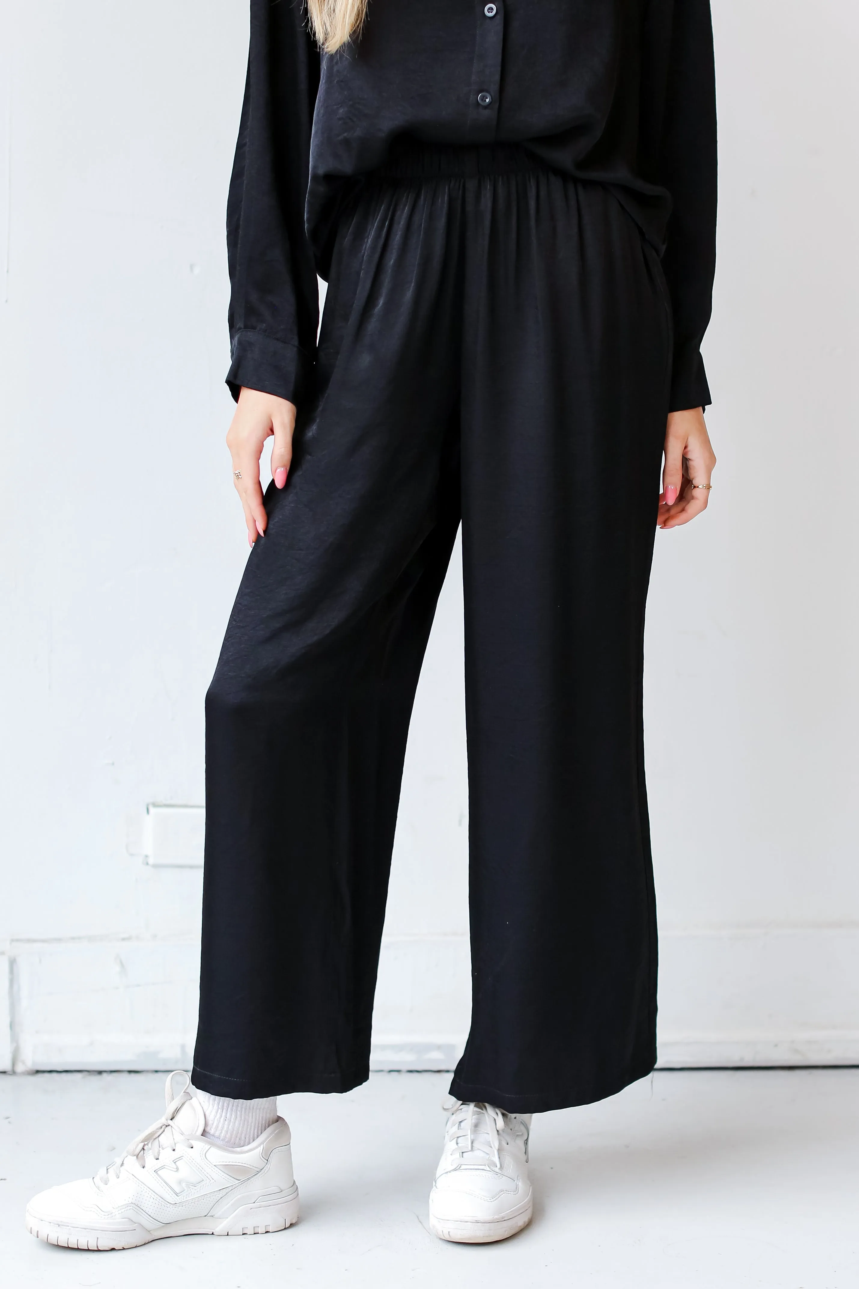 FINAL SALE - Serene Beauty Wide Leg Pants