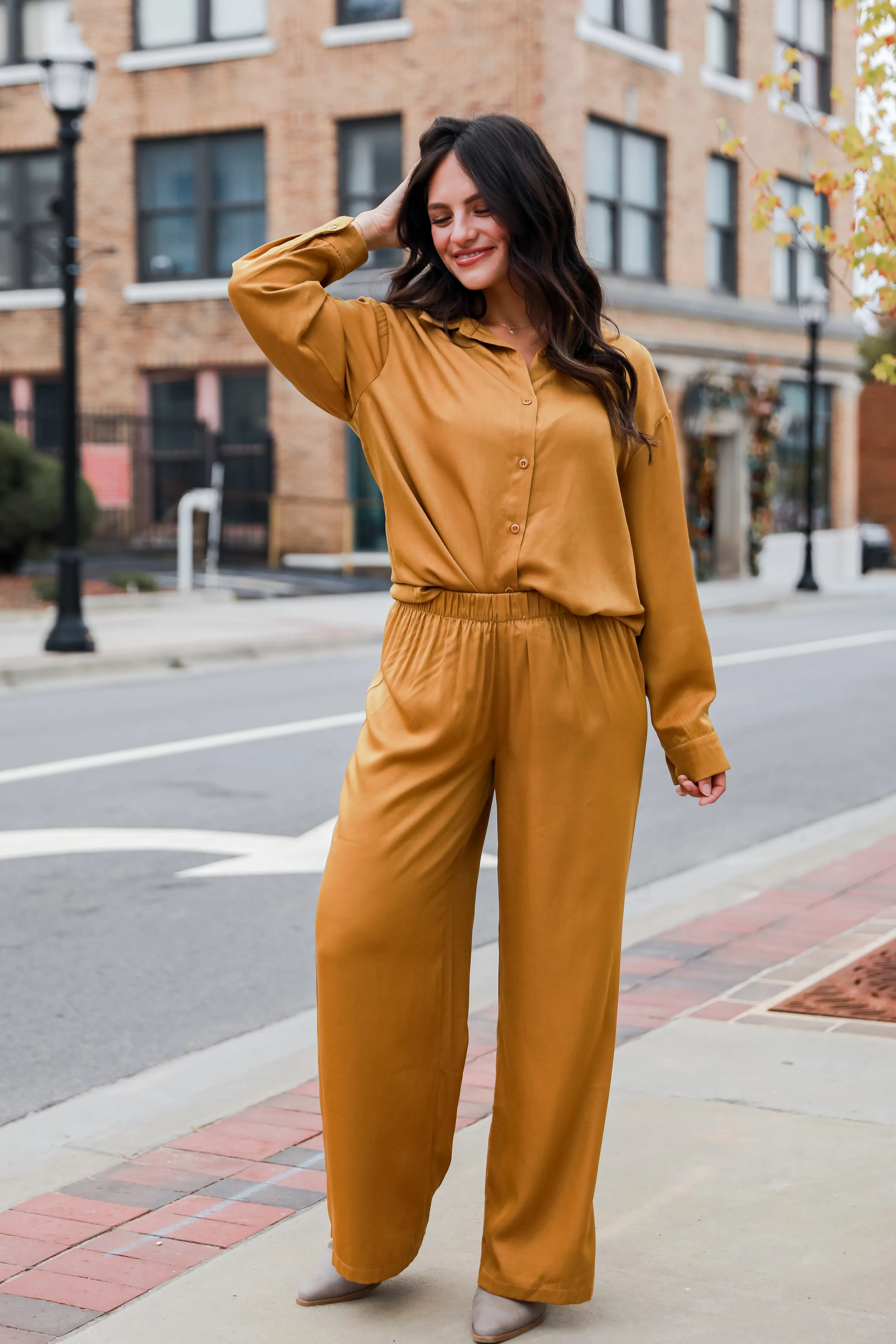 FINAL SALE - Serene Beauty Wide Leg Pants