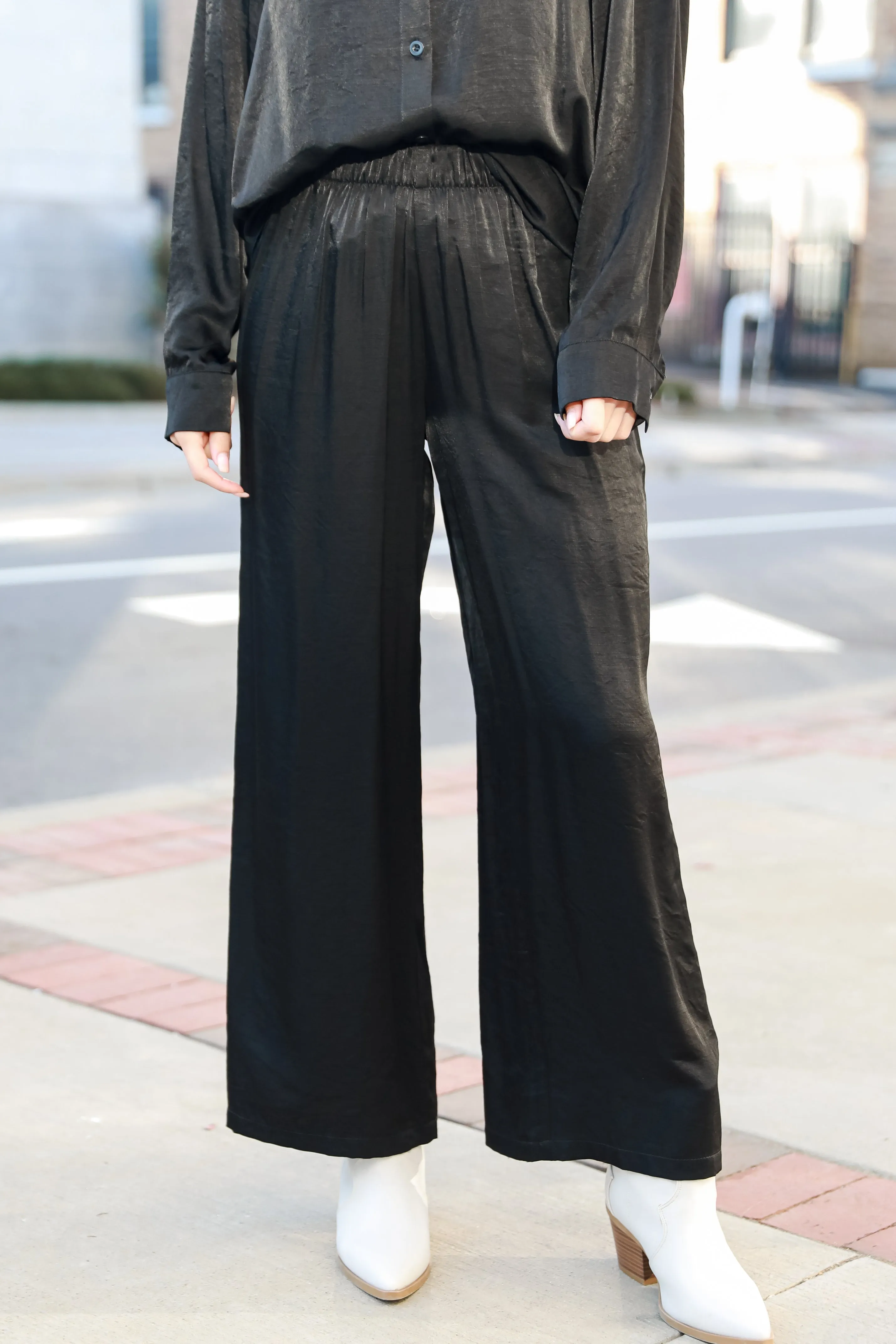 FINAL SALE - Serene Beauty Wide Leg Pants