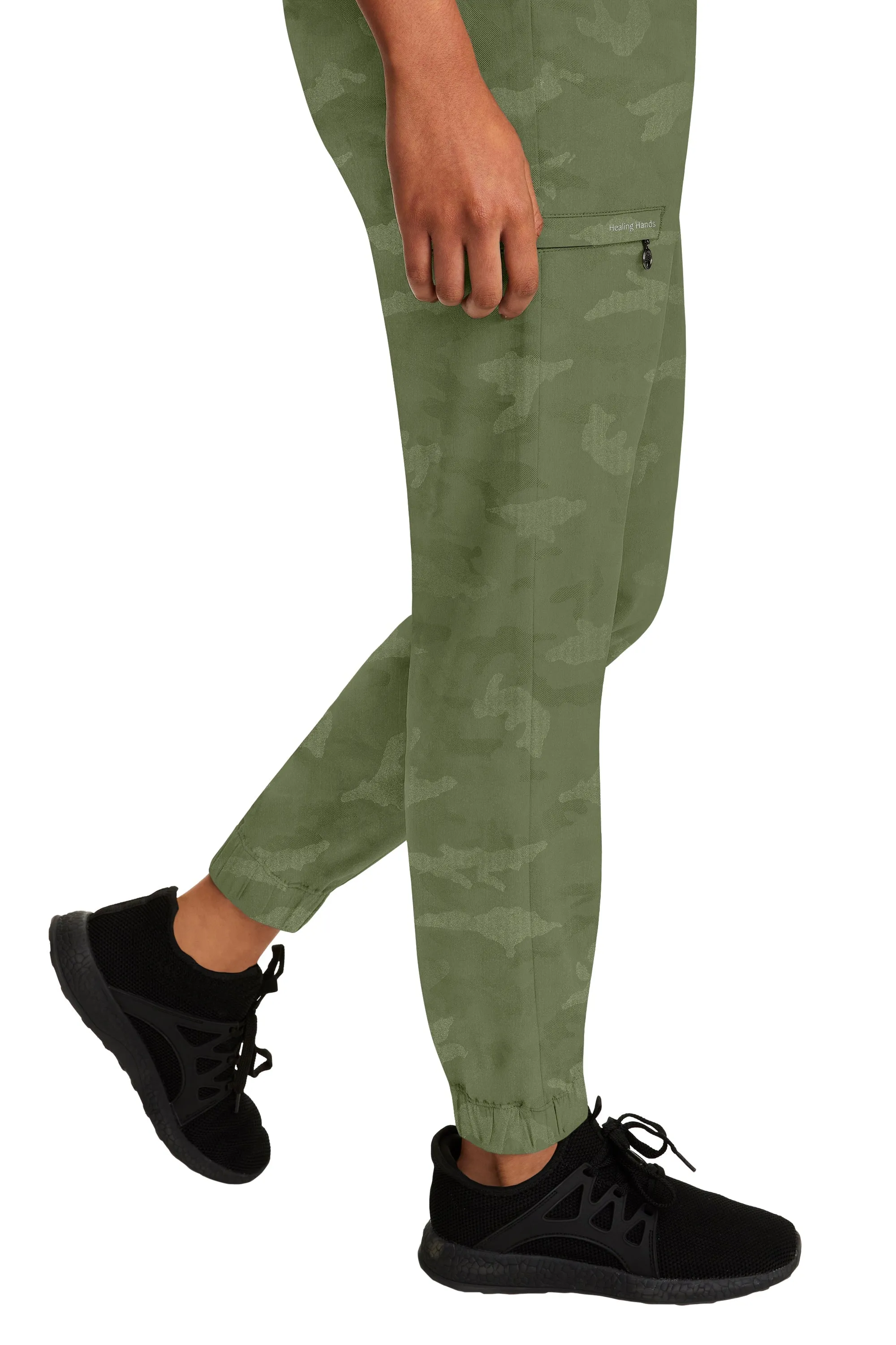 Healing Hands Purple Label Camo 9350 Women's Tate Jogger Pant - PETITE