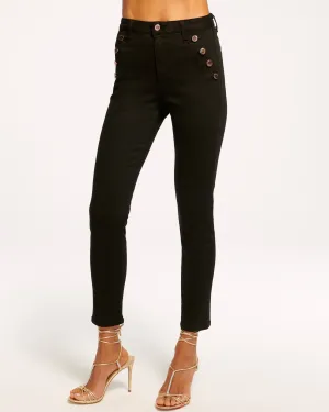 Helena High-Rise Velvet Skinny Jean