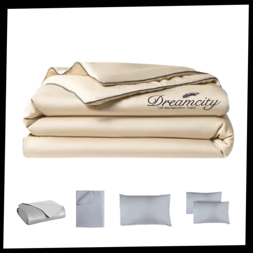 Icy Silk Soft Linen Duvet Cover