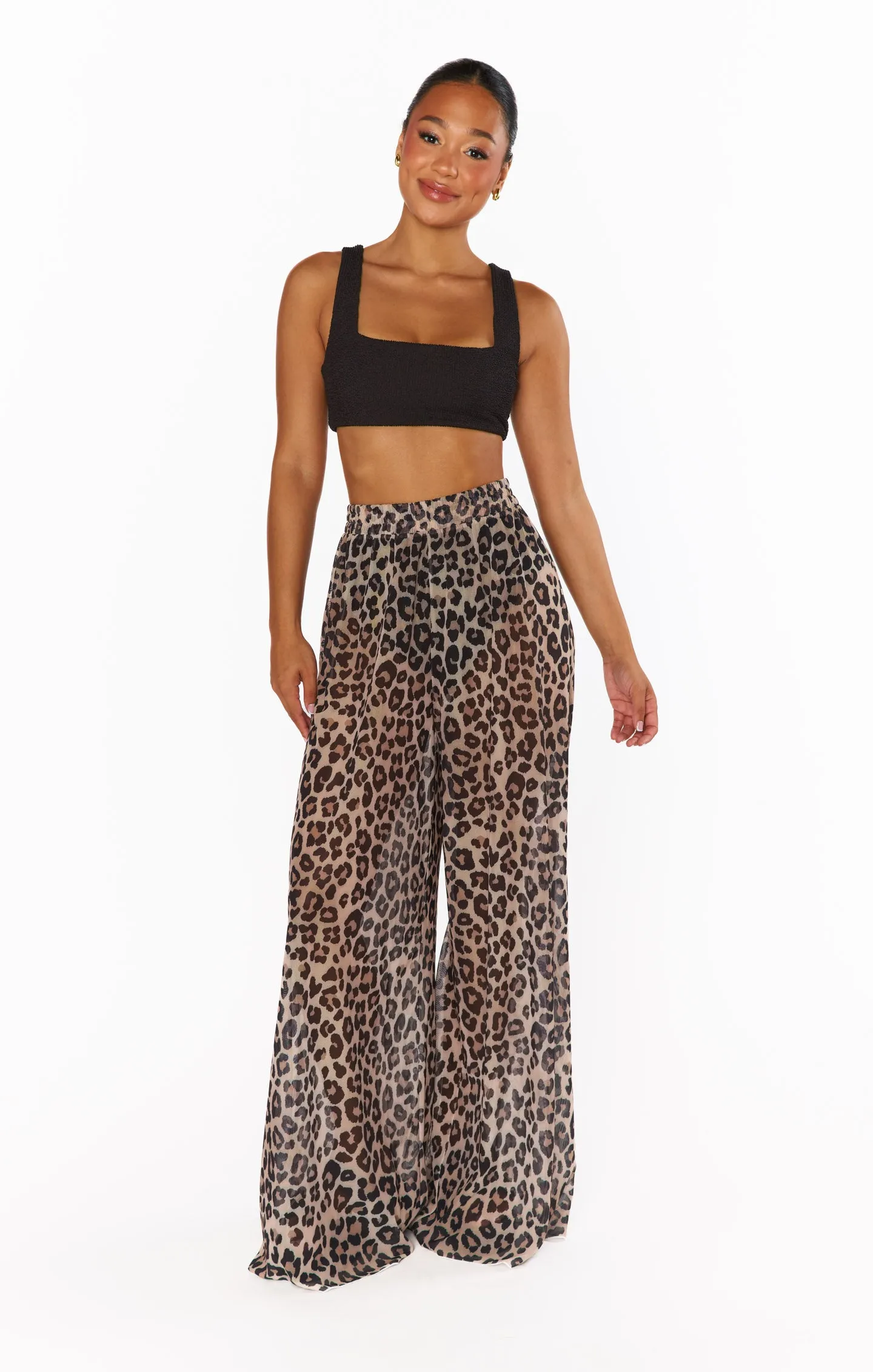 Jet Setter Pants ~ Cheetah Mesh