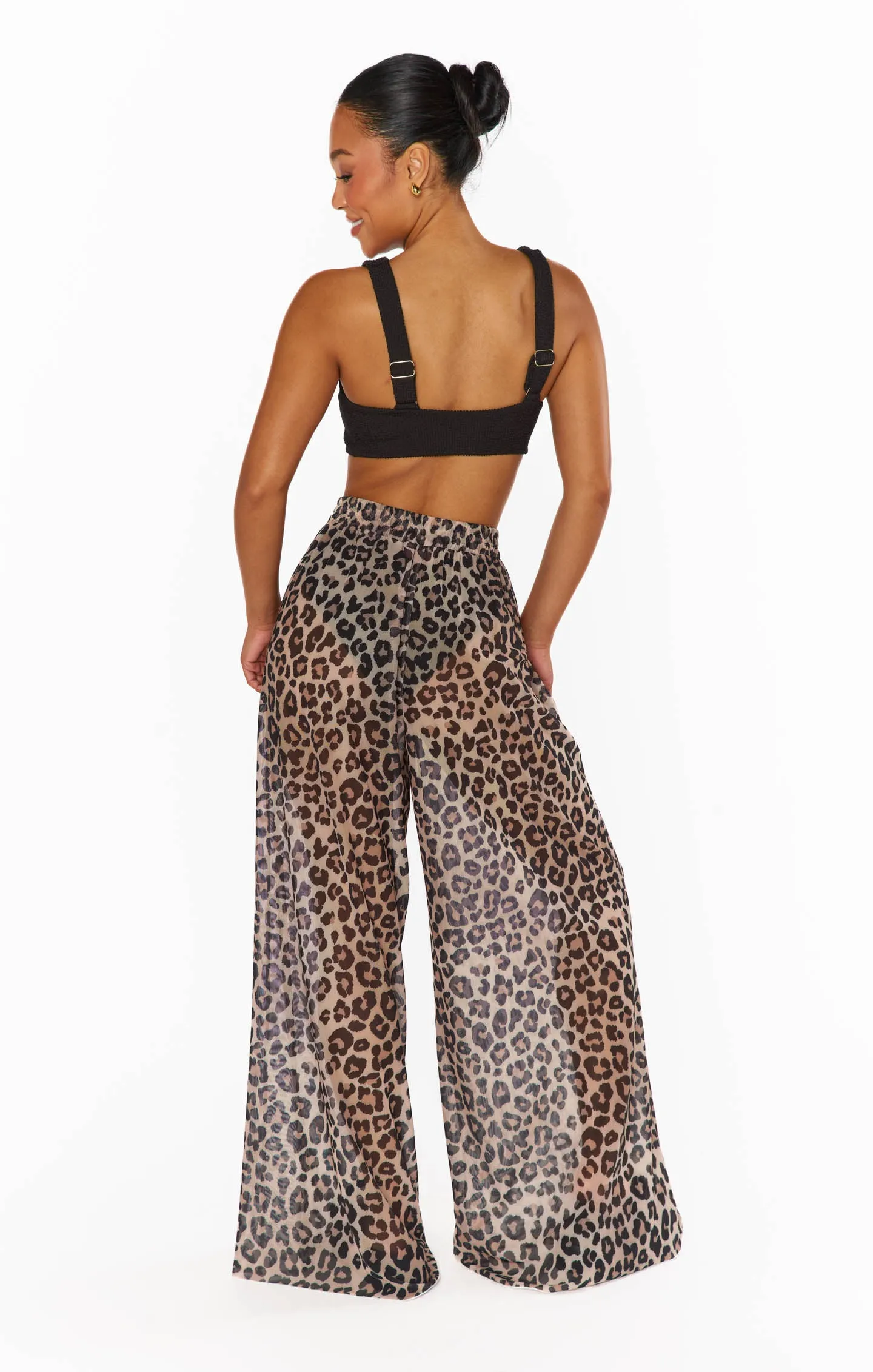 Jet Setter Pants ~ Cheetah Mesh