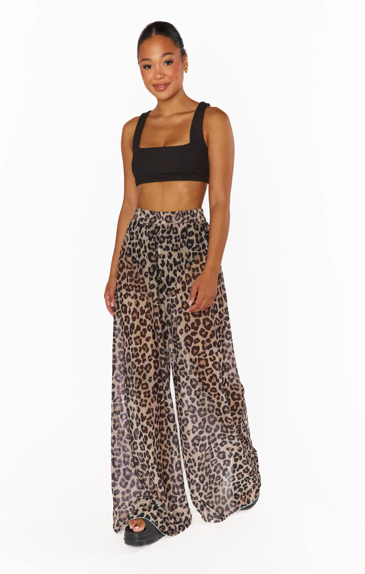 Jet Setter Pants ~ Cheetah Mesh