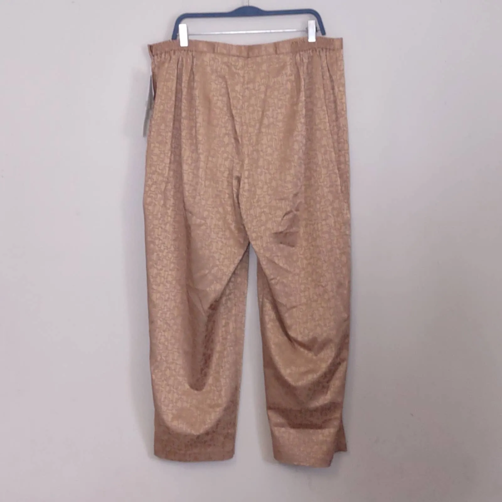 Josephine Chaus Woman Gold Leaf Straight Leg Pants