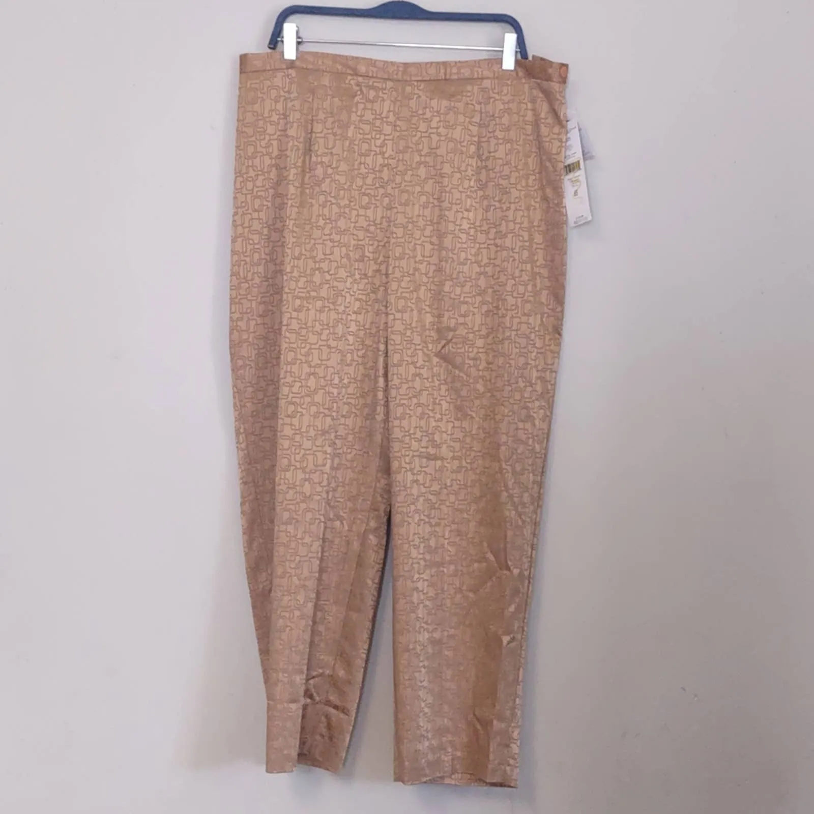 Josephine Chaus Woman Gold Leaf Straight Leg Pants