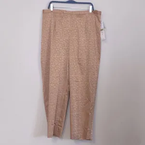 Josephine Chaus Woman Gold Leaf Straight Leg Pants