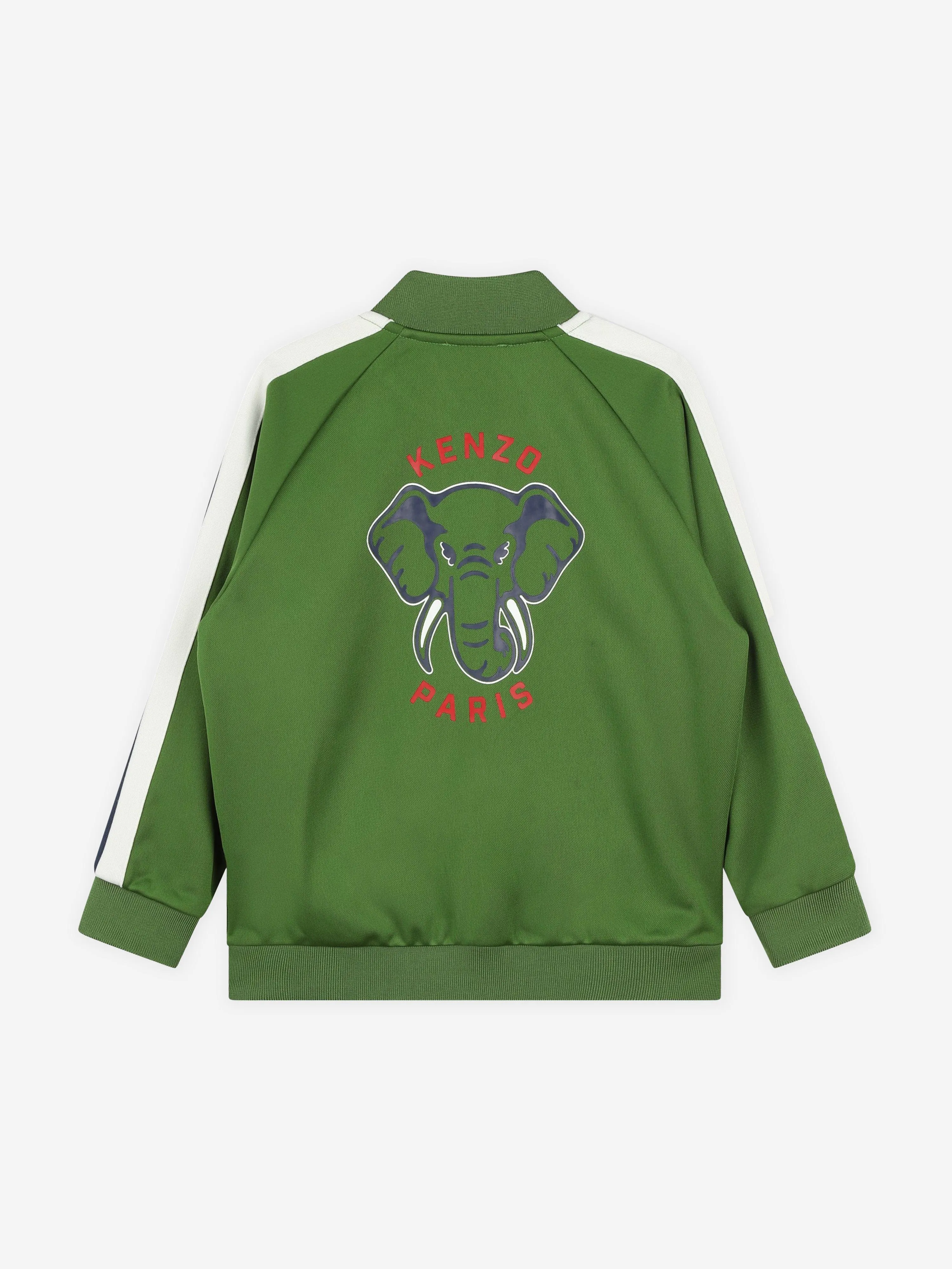 KENZO Kids Elephant Track Jacket in Green