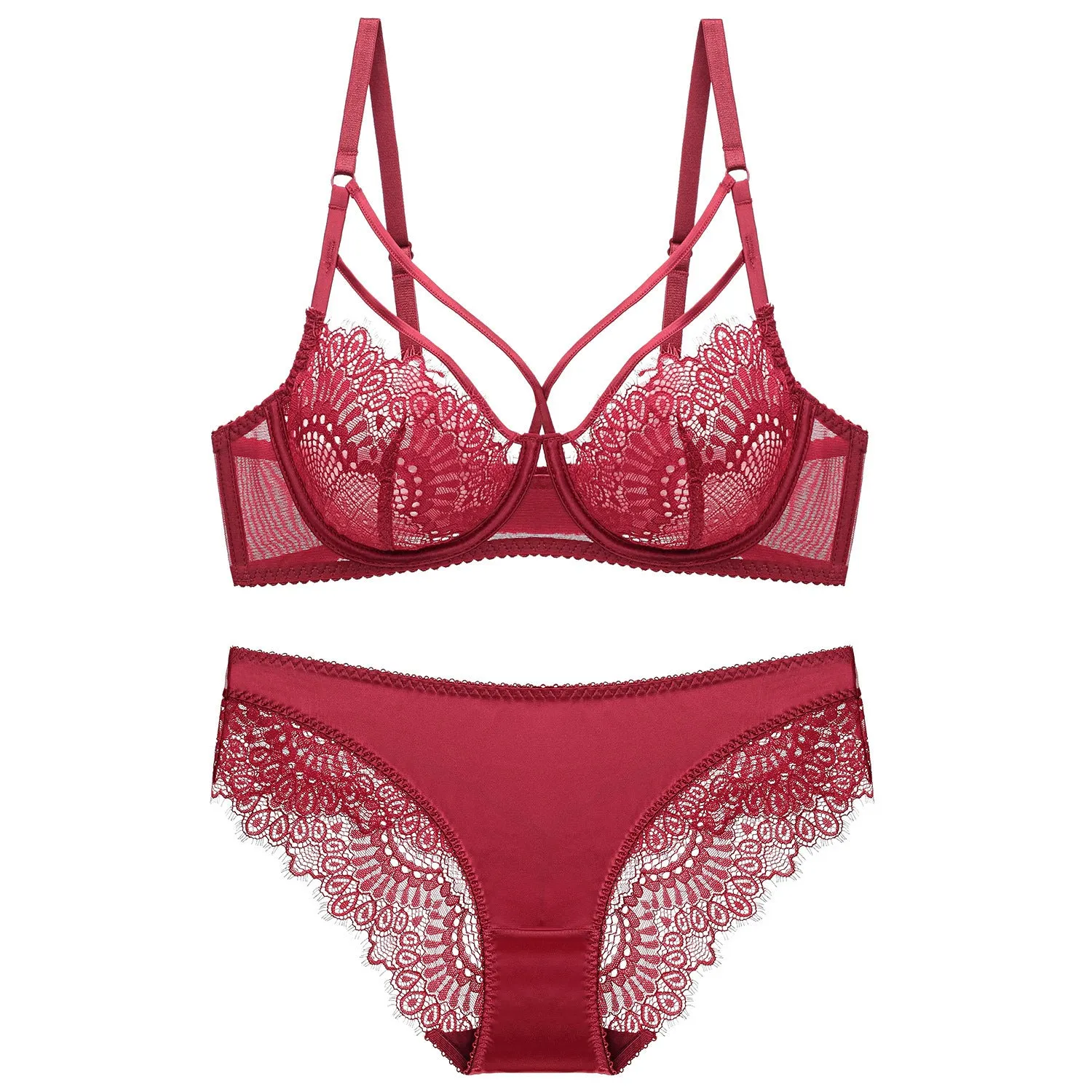 Lace Bra Ladies Sexy Lingerie Bra Set