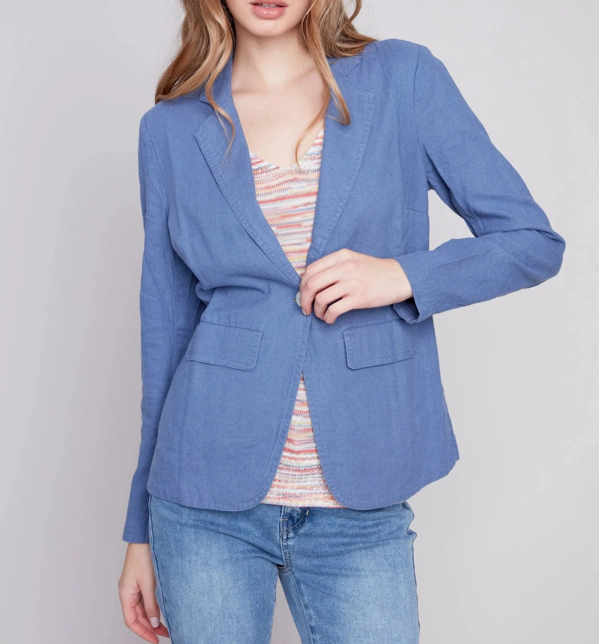 Light Linen Blend Blazer