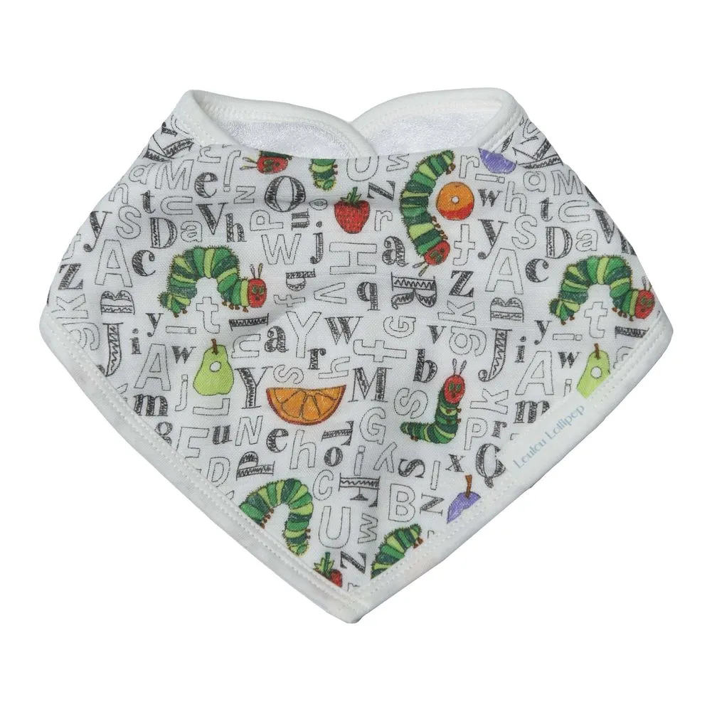 LouLou Lollipop Eric Carle Collection 2-Pack Muslin Bandana Bibs Set