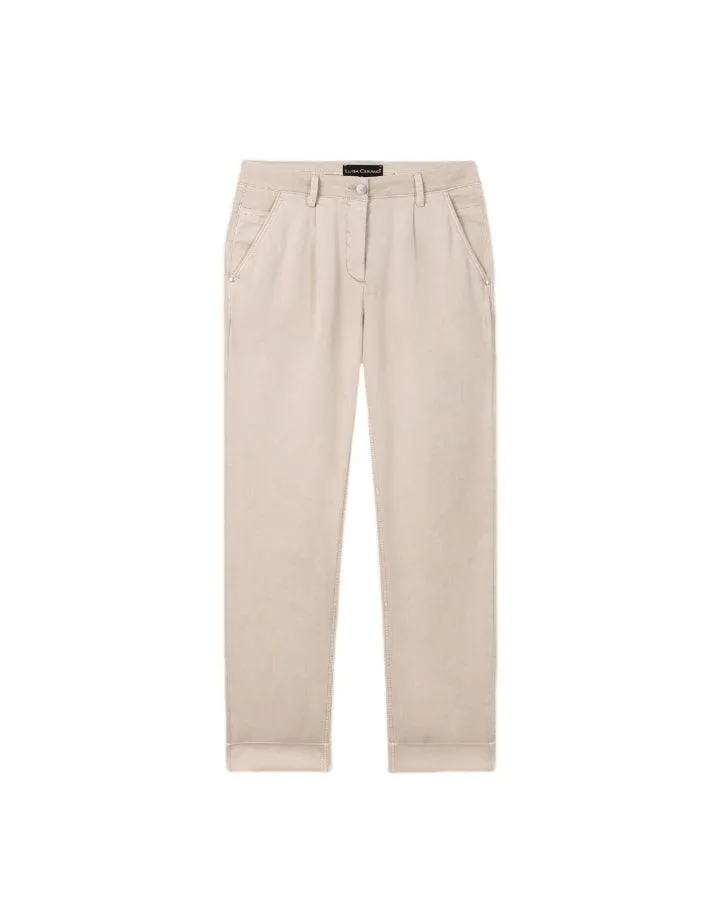 Luisa Cerano High Stretch Chino Denim Pants