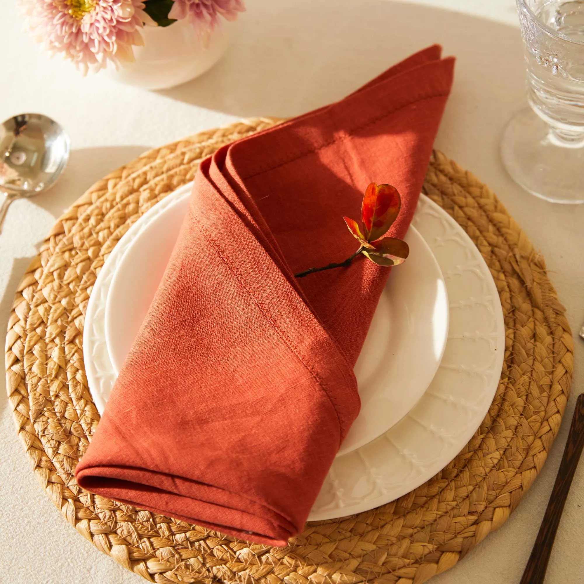 Lydia Various Colors Linen Napkins 4Pcs