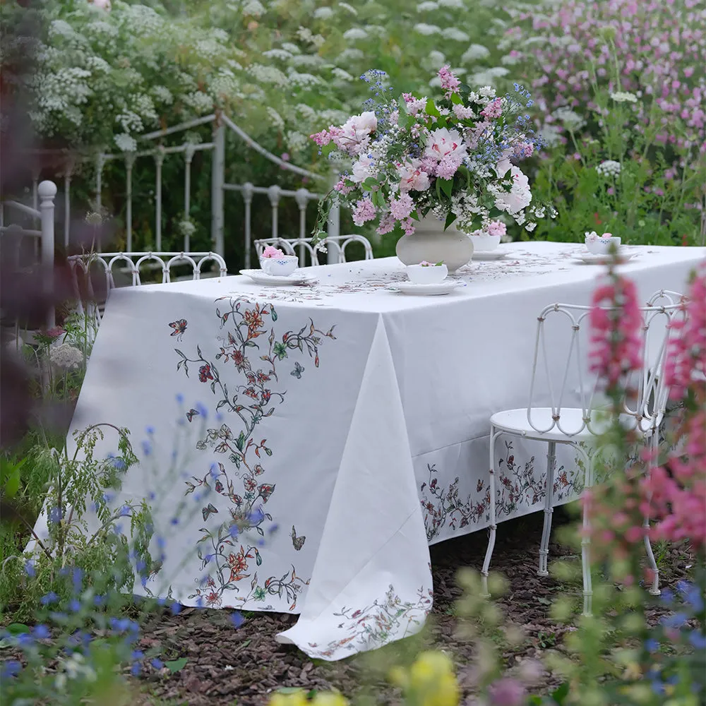 Marguerite French Pastoral Waterproof Linen Tablecloth