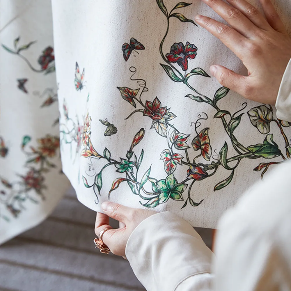 Marguerite French Pastoral Waterproof Linen Tablecloth