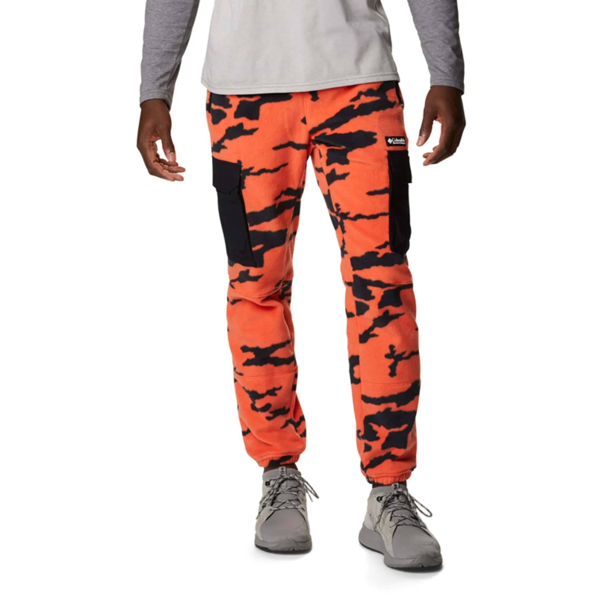 Men Field Roc Backbowl Fleece Pant - Red Quartz Roc Fields Camo Print