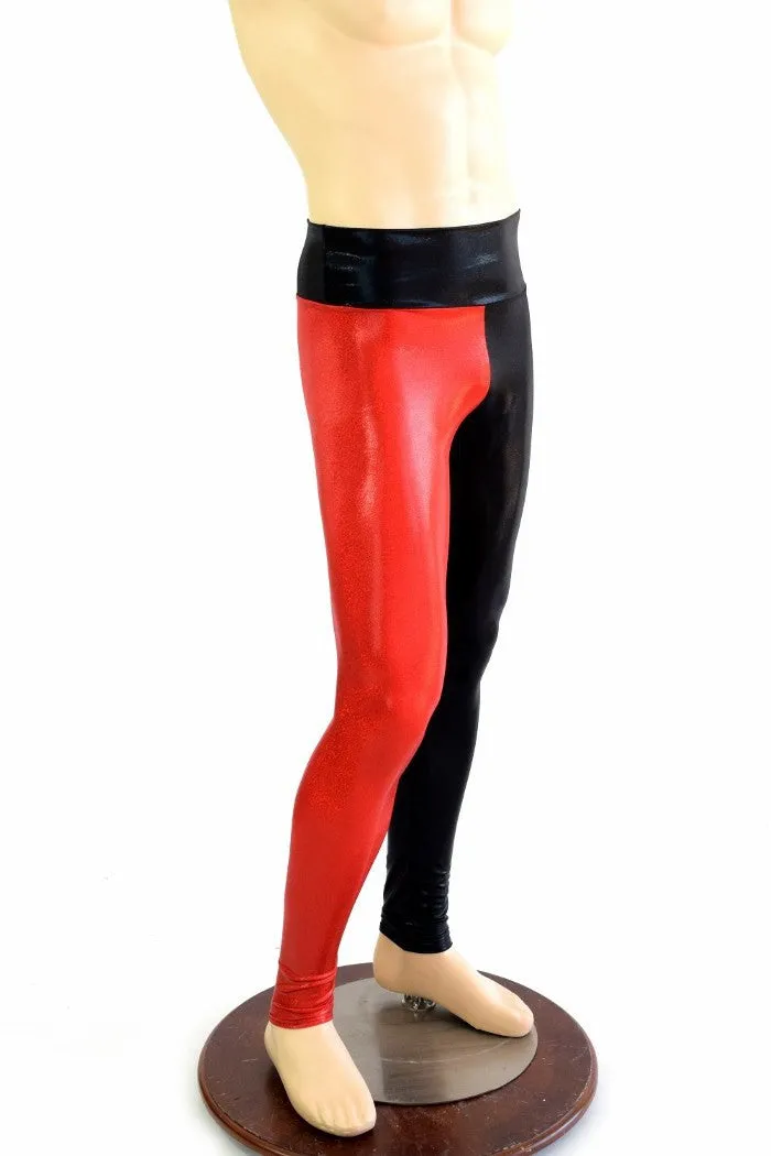 Mens Harlequin Leggings