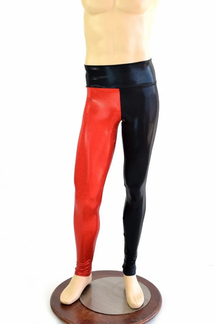 Mens Harlequin Leggings