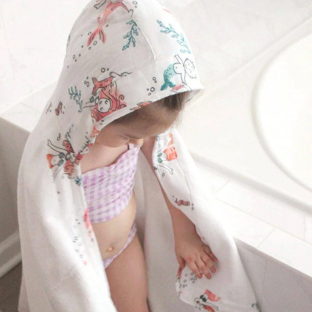 Mermaid Toddler Hooded Towel