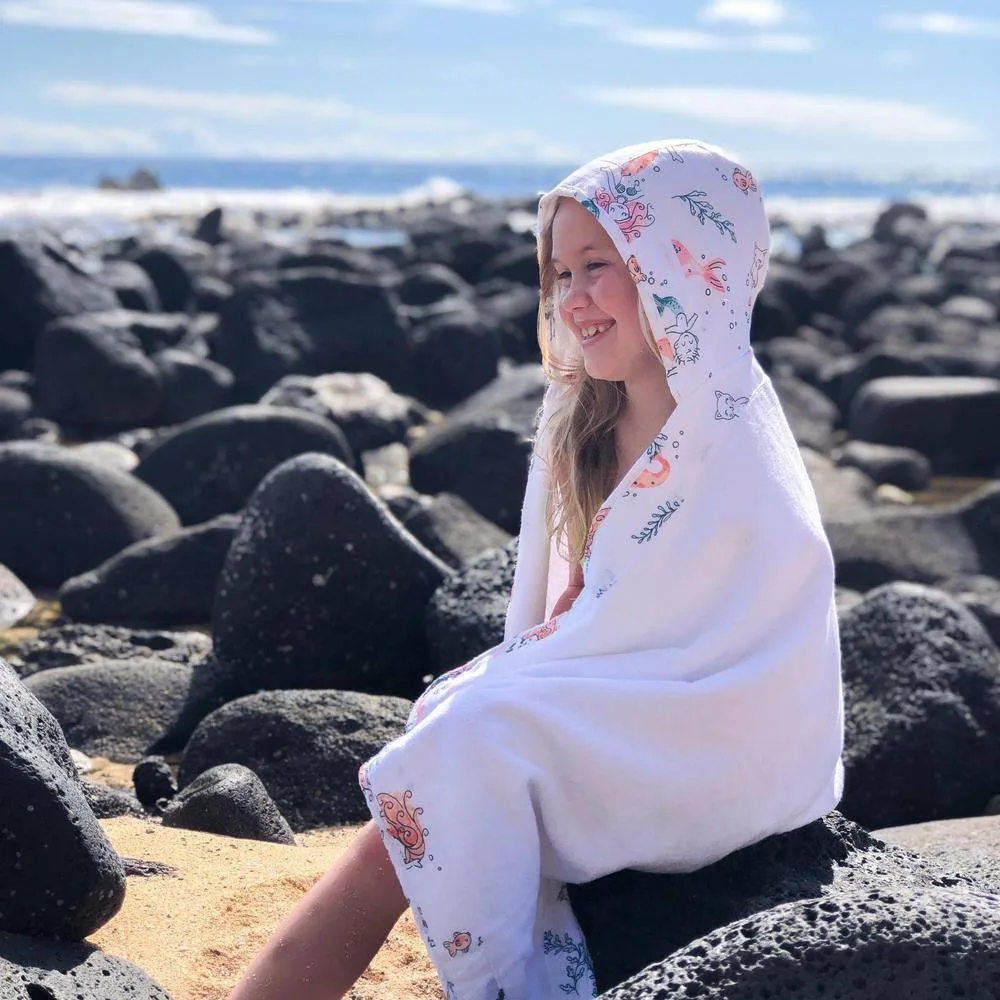 Mermaid Toddler Hooded Towel