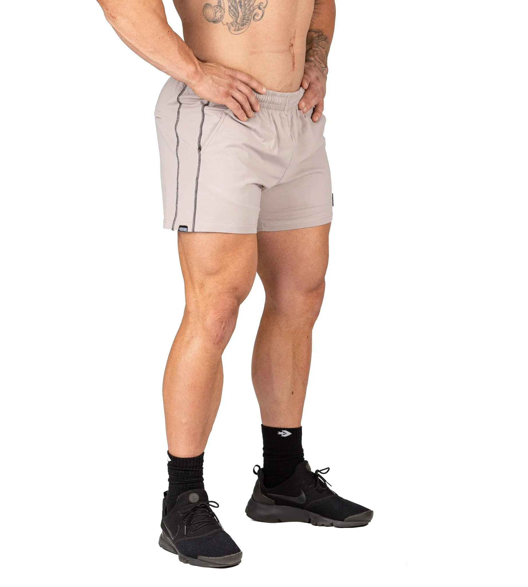 N1 Classic Gym Shorts II - Bone