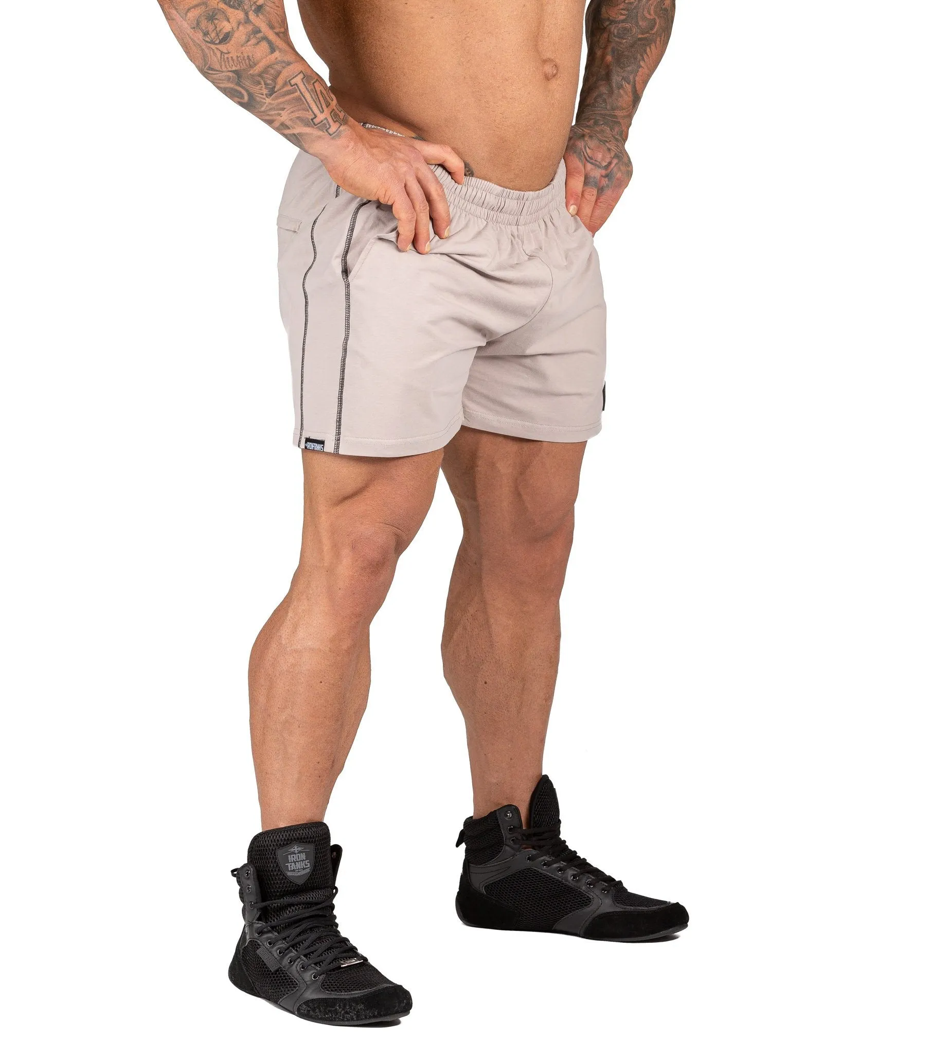 N1 Classic Gym Shorts II - Bone