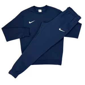 Nike Crew Neck Tracksuit - Navy Blue