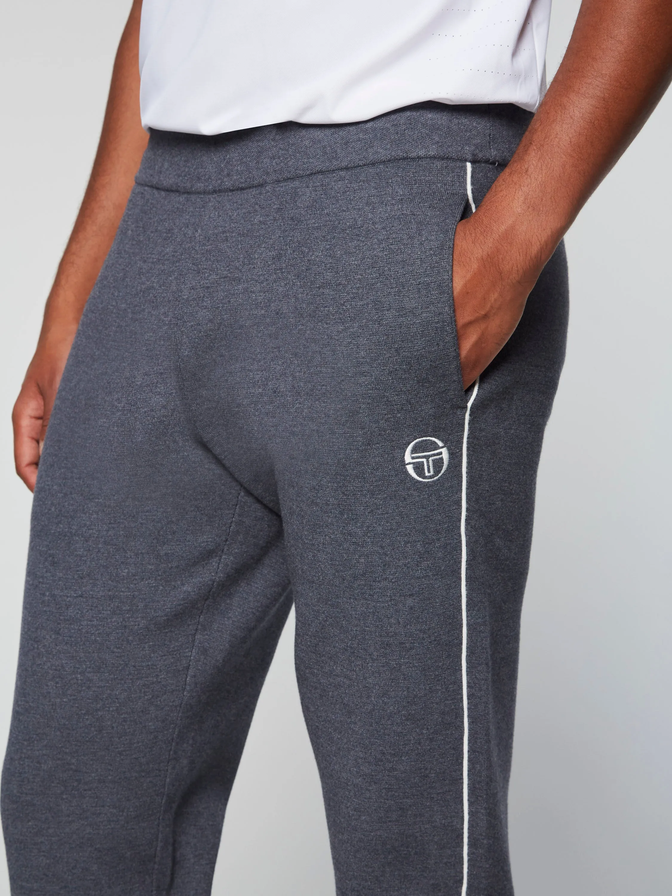 Nostra Track Pant- Dark Grey/ Melange