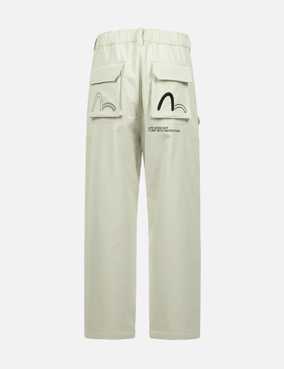 Pocket Patch Seagull Embroidered Pants